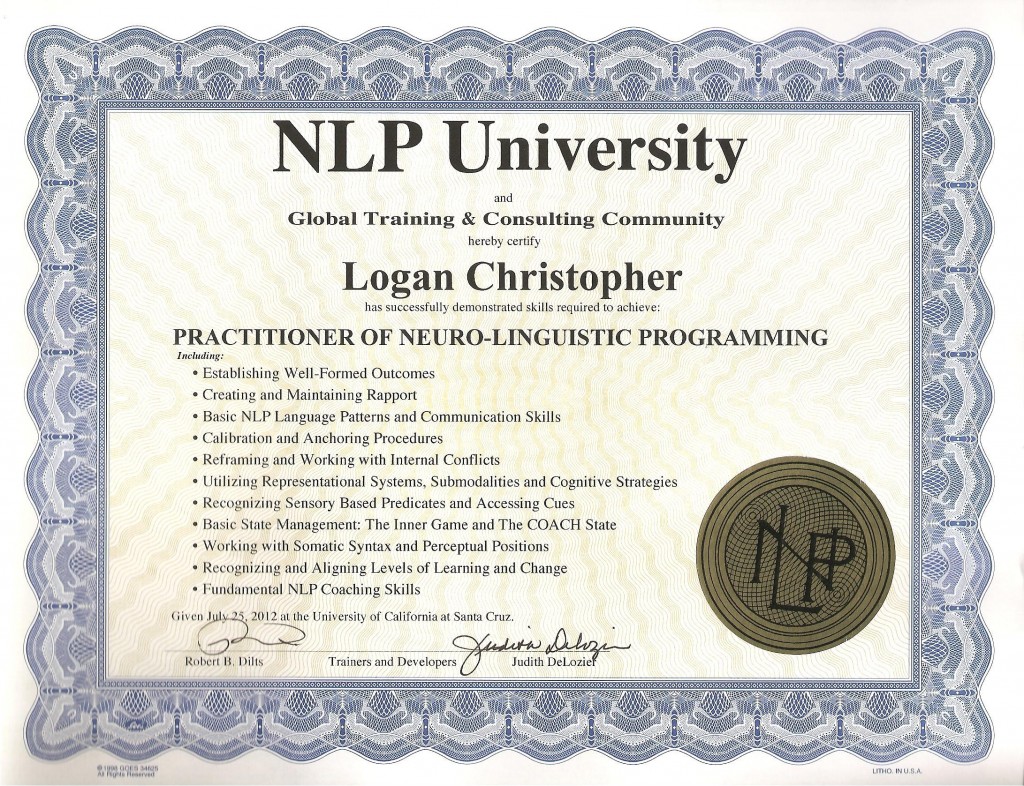 NLP Certificate